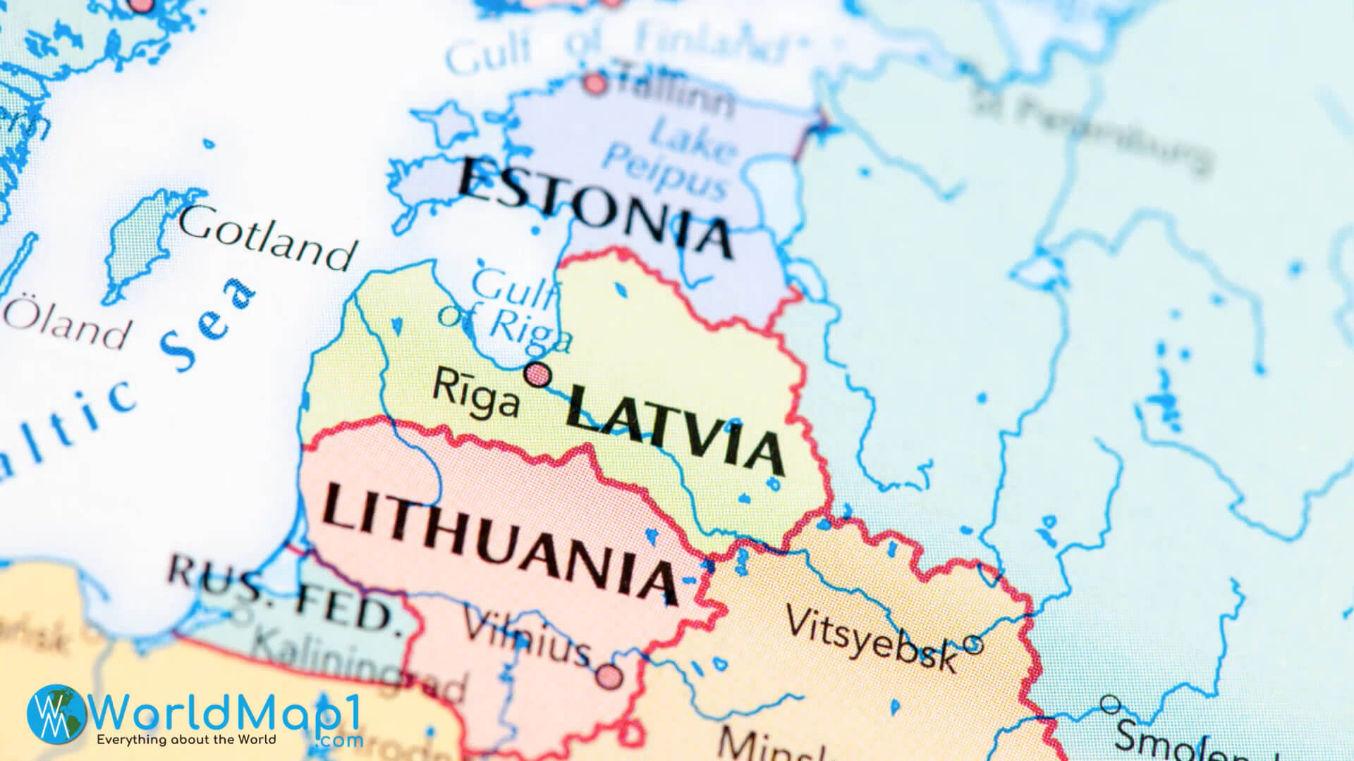 Lithuania Location Map